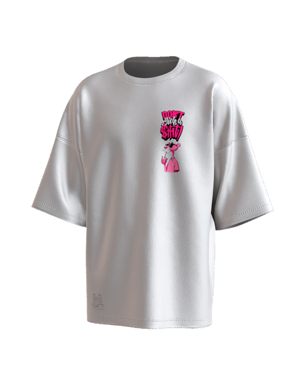 REMERA OVER PINK PANTHER FRENTE REMERA OVERSIZE PINK PANTHER