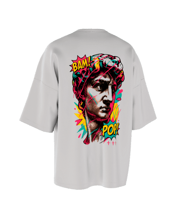 REMERA OVER DAVID POP ART