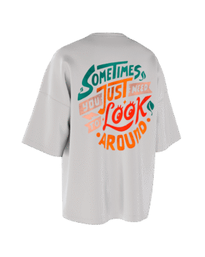 REMERA-OVER-SOMETIMES-DORSO REMERA OVER SOMETIMES