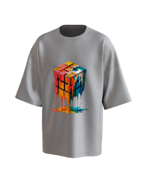 REMERA OVER MELTED RUBIK