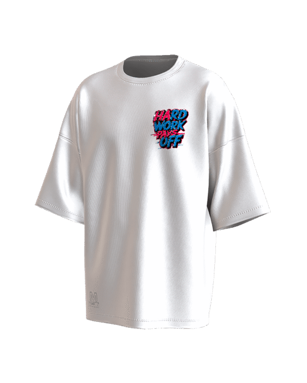 REMERA OVERSIZE EL TRABAJO DURO DA SUS FRUTOS