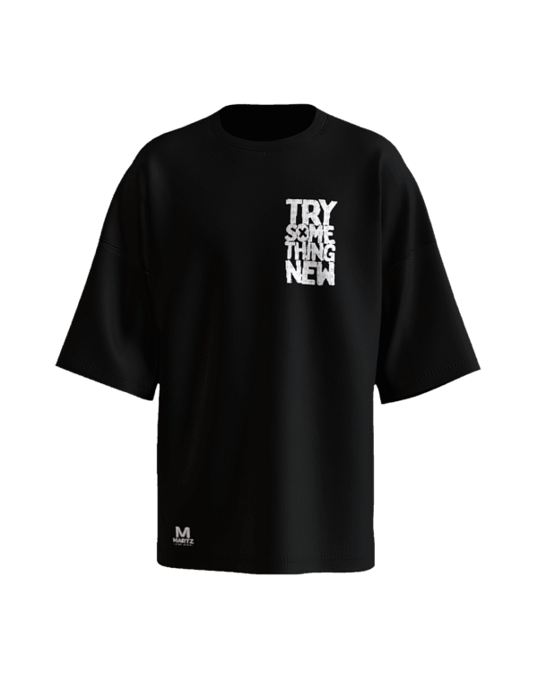 REMERA OVER TRY SOME THING NEW