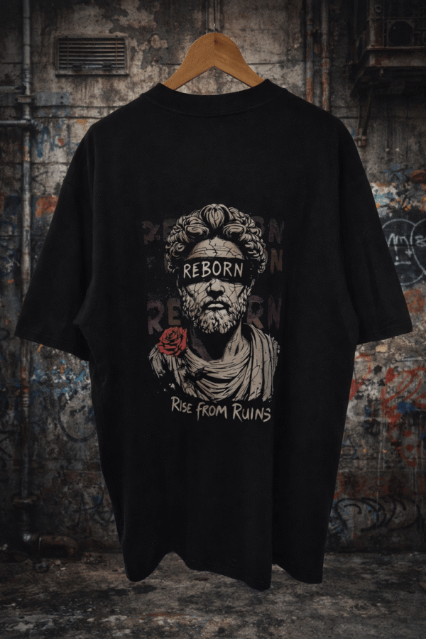 REMERA OVER REBORN