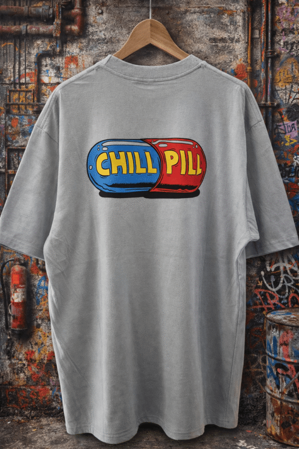 REMERA OVER CHILL PILL