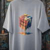 REMERA_OVER_MELTED_RUBIK_FRENTE_REAL REMERA OVER MELTED RUBIK